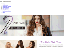 Tablet Screenshot of hairflair.ca